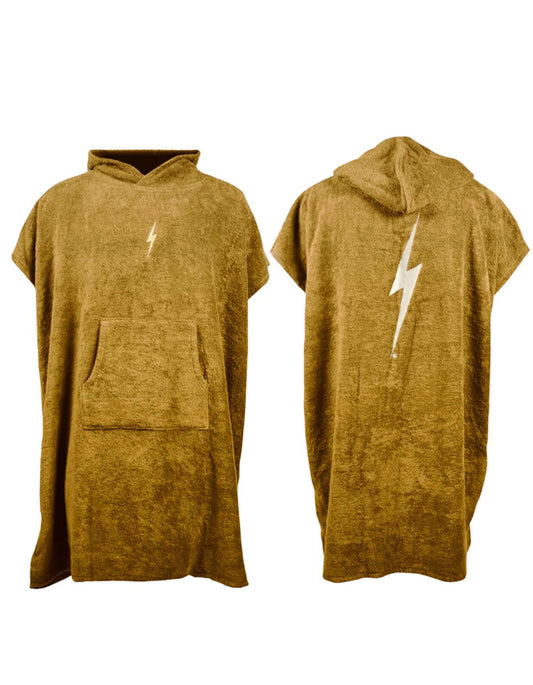  LIGHTNING BOLT PONCHO GOLDEN BROWN