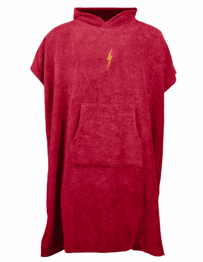  LIGHTNING BOLT RED BOLT PONCHO