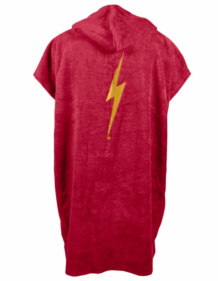  LIGHTNING BOLT RED BOLT PONCHO