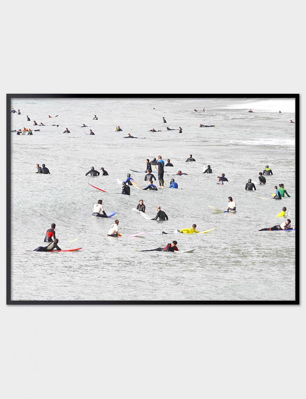 CROWDED LINEUP IN LEVANTO PHOTO PRINT