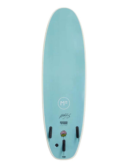  MF MICK FANNING BEASTIE SUPERSOFT WHITE TEAL