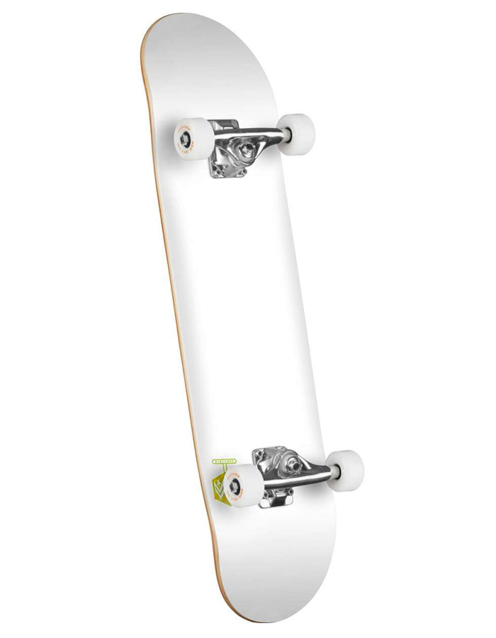  MINI LOGO 8" BY POWELL CHEVRON DETONATOR SKATEBOARD COMPLETE WHITE