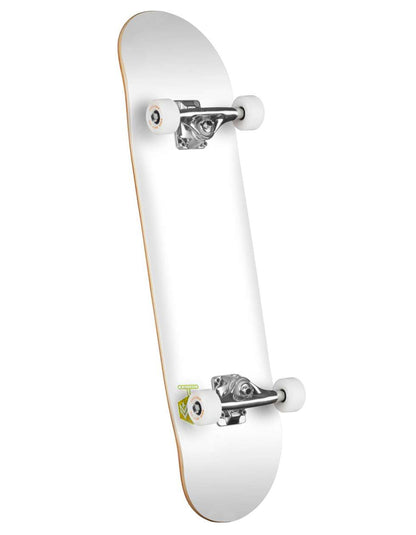 MINI LOGO 8" BY POWELL CHEVRON DETONATOR SKATEBOARD COMPLETE WHITE