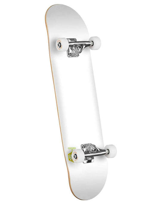  MINI LOGO 8" BY POWELL CHEVRON DETONATOR SKATEBOARD COMPLETE WHITE