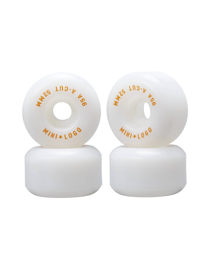  MINI LOGO HYBRIDS WHEELS A-CUT 95A 52MM