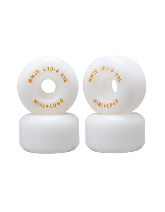  MINI LOGO HYBRIDS WHEELS A-CUT 95A 52MM