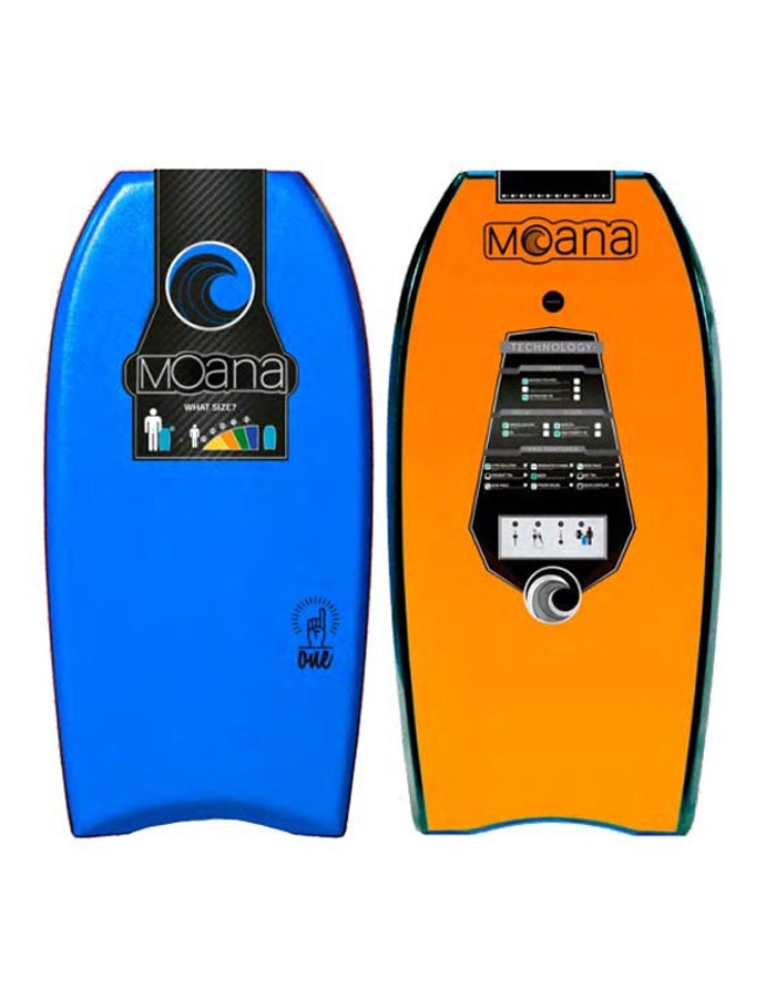  MOANA ONE BODYBOARD 39'' BLUE ORANGE