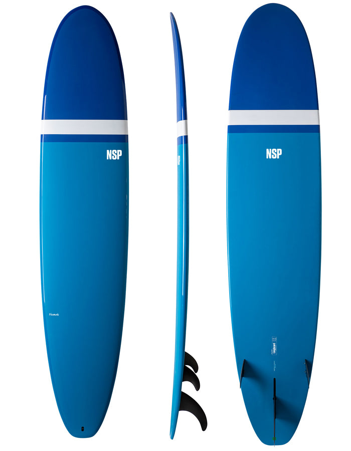  NSP SURFBOARDS 9'0" ELEMENTS LONGBOARD NAVY
