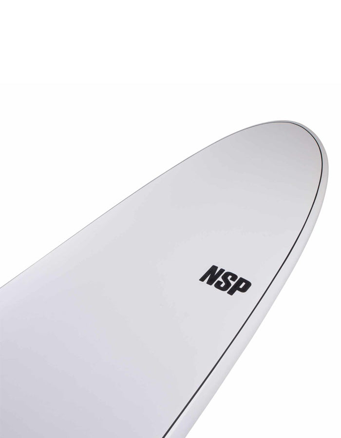  NSP SURFBOARDS 9'6" ELEMENTS LONGBOARD WHITE