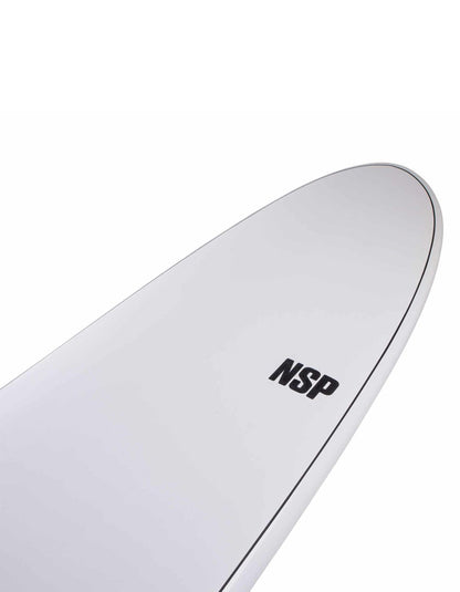  NSP SURFBOARDS 9'6" ELEMENTS LONGBOARD WHITE