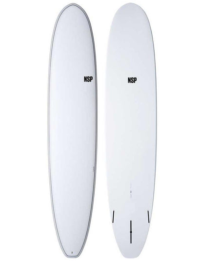  NSP SURFBOARDS 9'6" ELEMENTS LONGBOARD WHITE