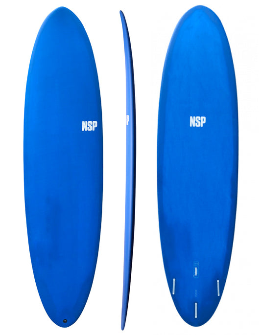  NSP SURFBOARDS 7'6" PROTECH FUNBOARD NAVY TINT