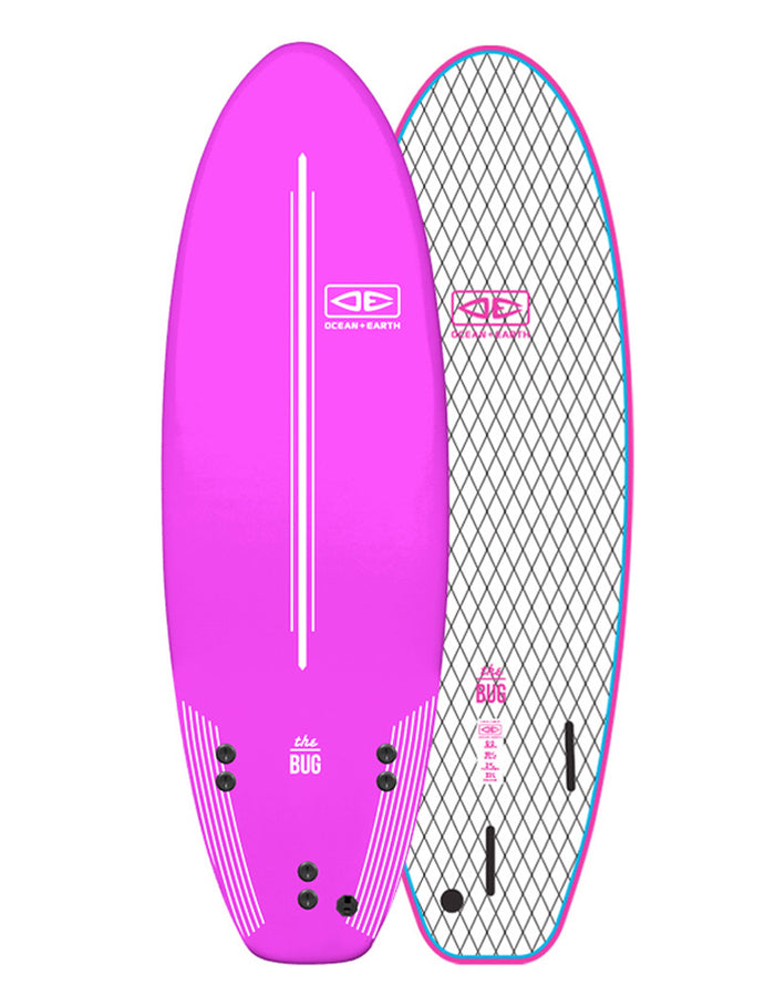  O&E THE BUG 6'0" SOFTBOARD PINK