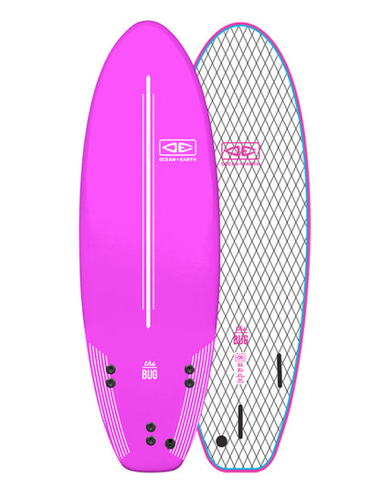  O&E THE BUG 6'0" SOFTBOARD PINK