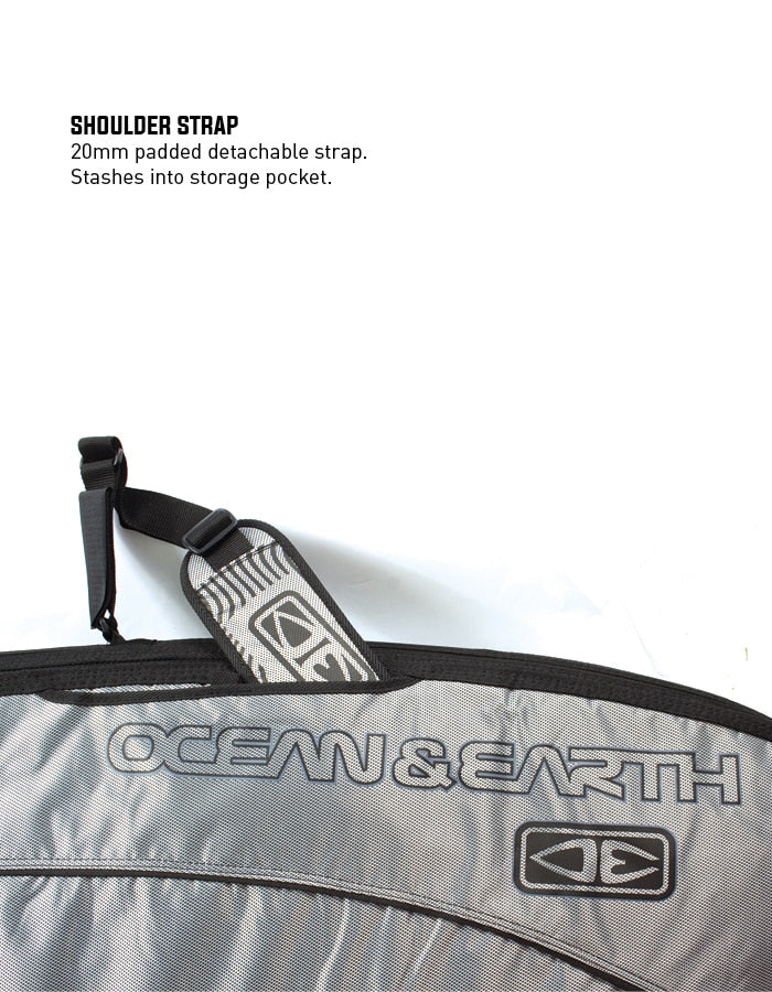  OCEAN & EARTH 6'0"-7'2'' TRIPLE COMPACT SHORTBOARD COVER