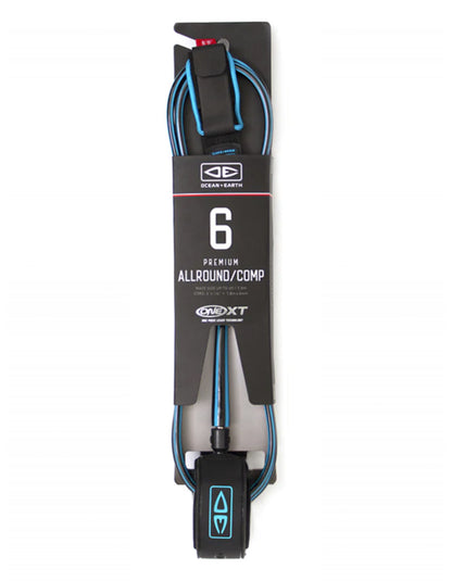  OCEAN & EARTH LEASH 6'0" PREMIUM ONE XT ALL ROUND COMP