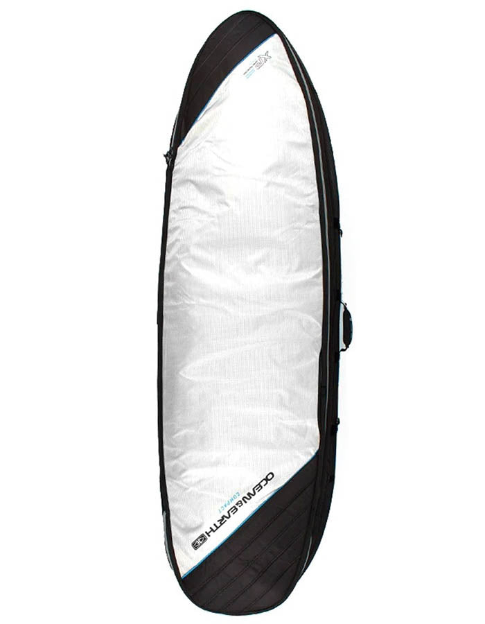  OCEAN & EARTH DOUBLE COMPACT SHORTBOARD COVER 6'4"