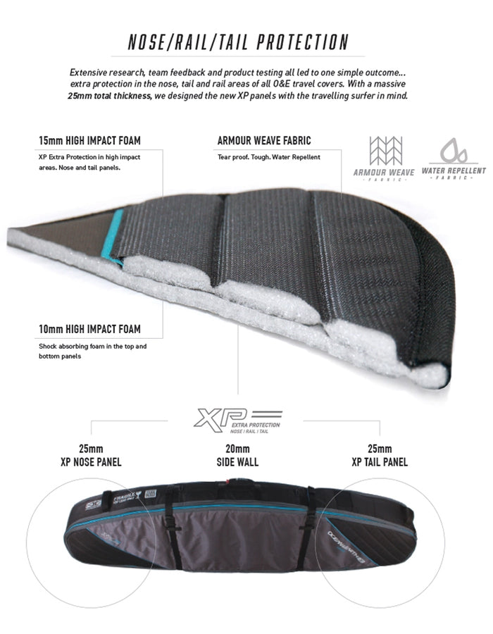  OCEAN & EARTH 7'0" AIRCON LONGBOARD COVER TRAVEL BAG