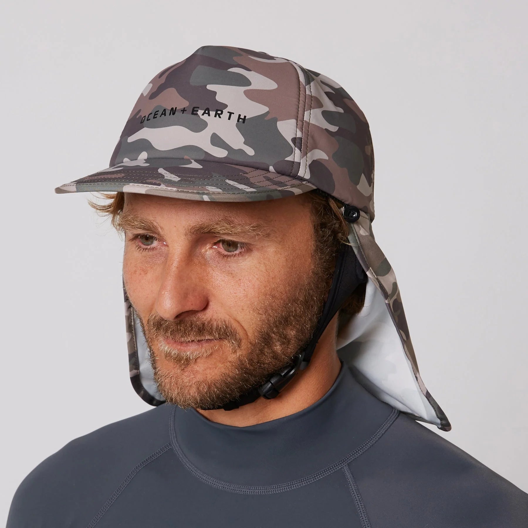  OCEAN & EARTH BINGIN LIGHTWEIGHT LEGIONNAIRE SURF CAP CAMO