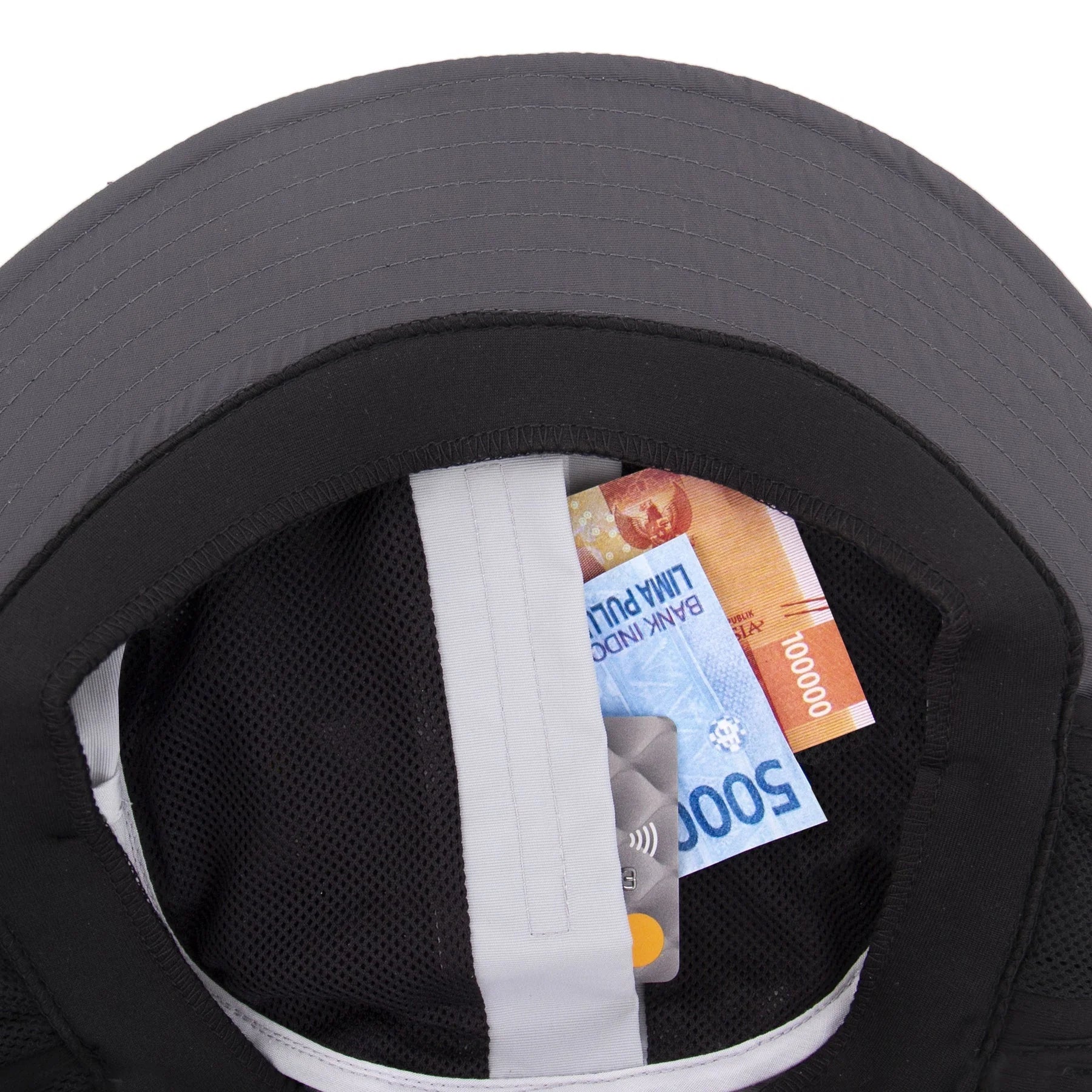  OCEAN & EARTH INDO STIFF PEAK SURF HAT CHARCOAL