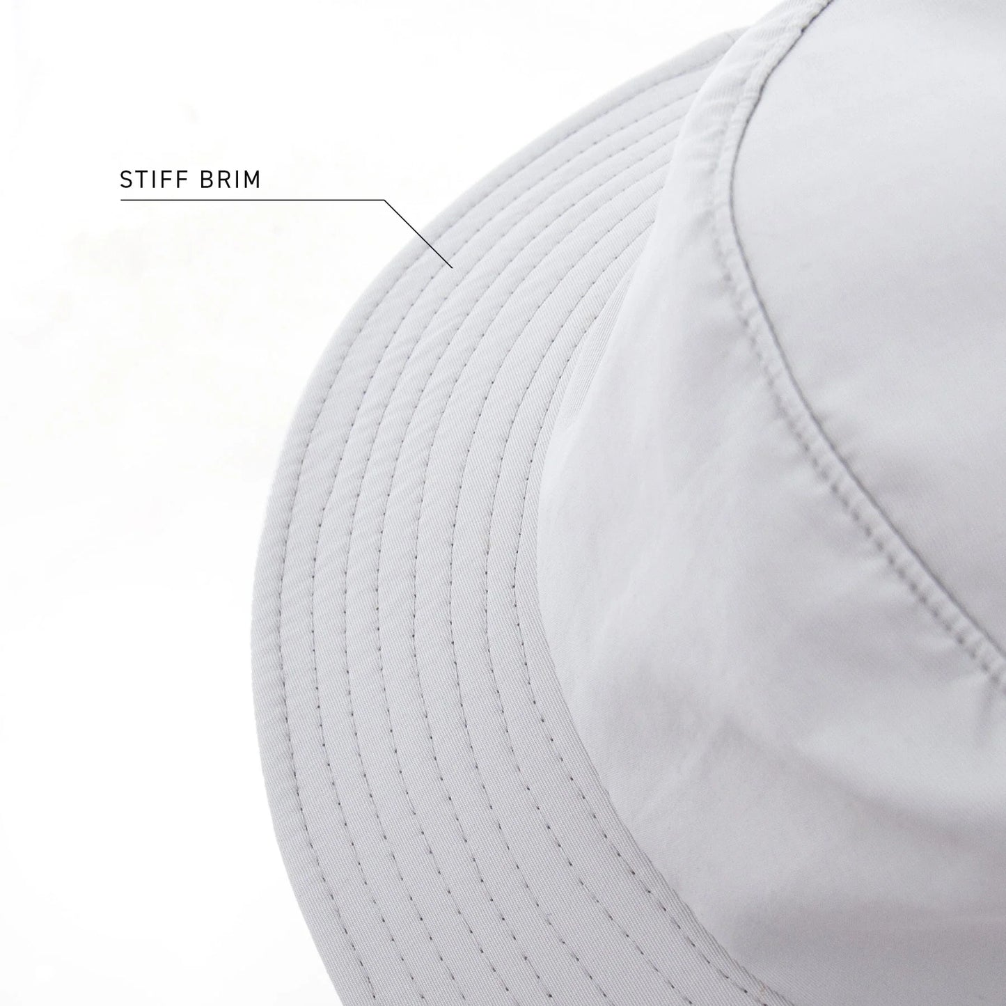  OCEAN & EARTH INDO STIFF PEAK SURF HAT CHARCOAL