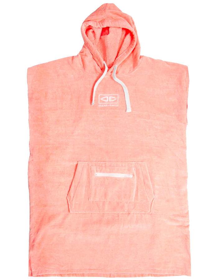  OCEAN & EARTH LADIES HOODED PONCHO PINK