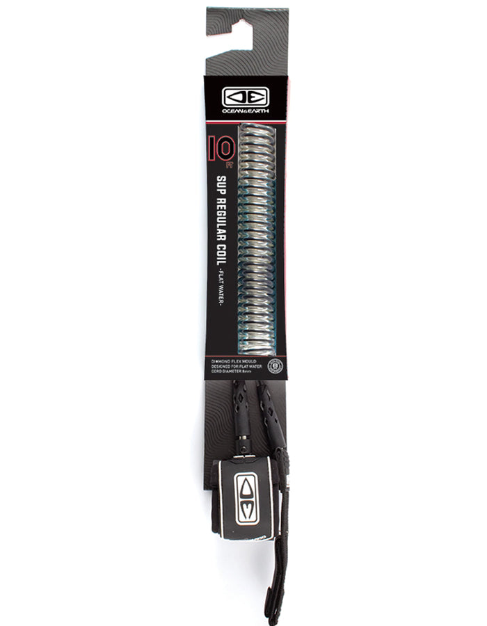  OCEAN & HEART REGULAR SUP / LONGBOARD 10'0" BLACK LEASH