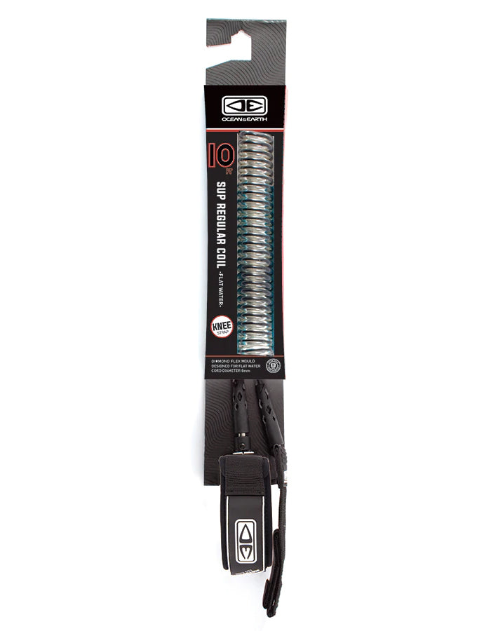  OCEAN & HEART REGULAR SUP / LONGBOARD 10'0" BLACK LEASH KNEE