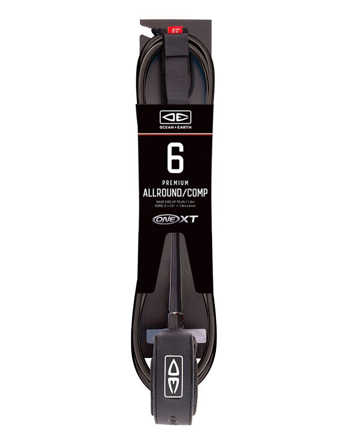  OCEAN & EARTH LEASH 6'0" PREMIUM ONE XT ALL ROUND COMP