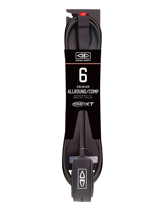  OCEAN & EARTH LEASH 6'0" PREMIUM ONE XT ALL ROUND COMP