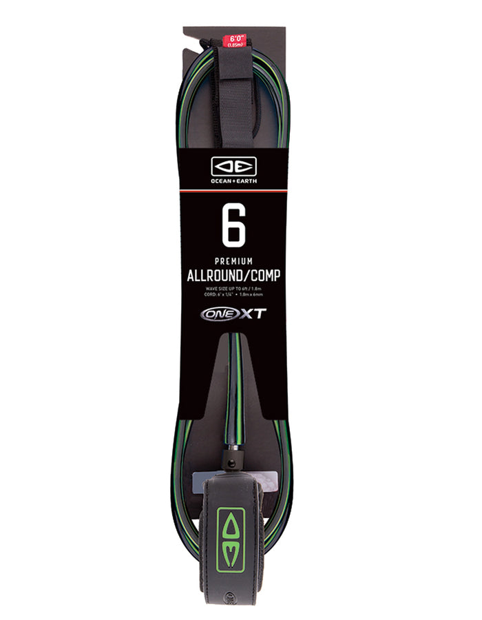  OCEAN & EARTH LEASH 6'0" PREMIUM ONE XT ALL ROUND COMP