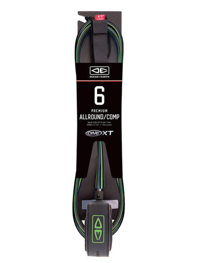  OCEAN & EARTH LEASH 6'0" PREMIUM ONE XT ALL ROUND COMP