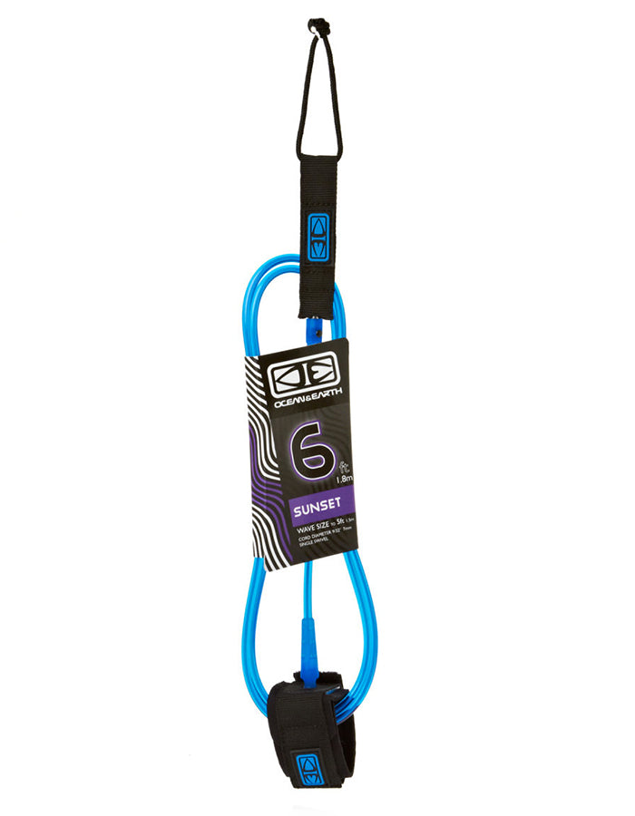  OCEAN & HEART 6'0" LEASH SUNSET MOULDED