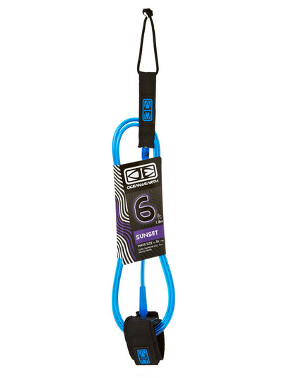  OCEAN & HEART 6'0" LEASH SUNSET MOULDED