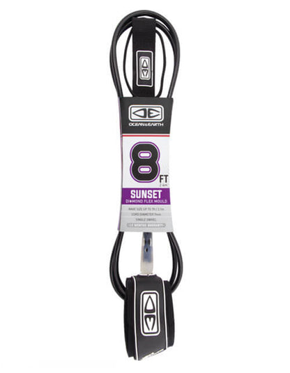  OCEAN & HEART SUNSET 8'0" MOULDED LEASH