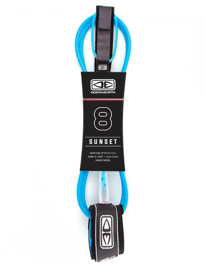  OCEAN & HEART SUNSET 8'0" MOULDED LEASH