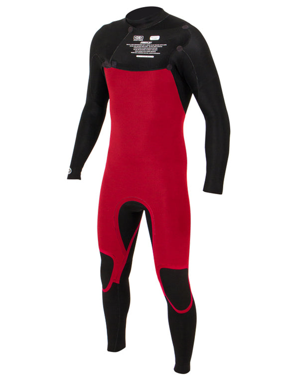  OCEAN EARTH WETSUIT MENS FREE-FLEX 4/3 CHEST ZIP