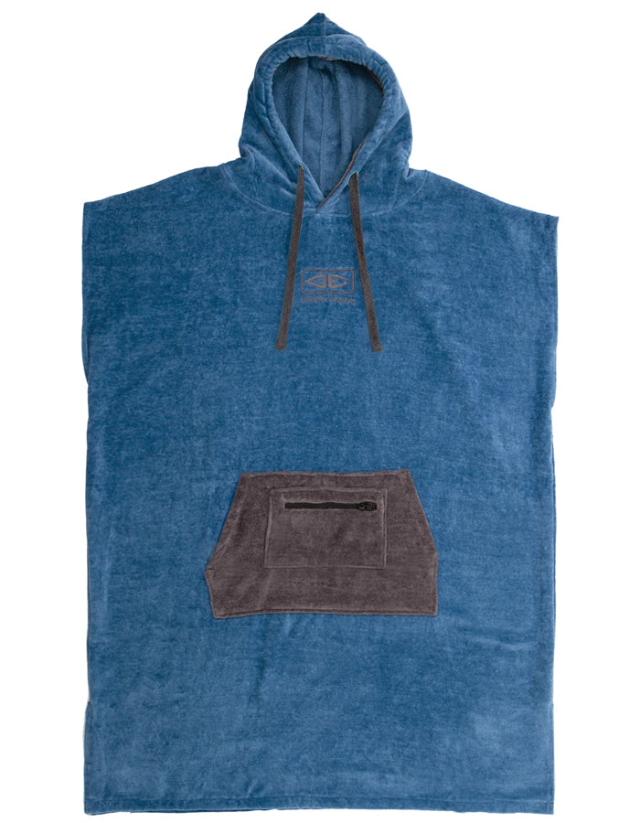  OCEAN & EARTH BREAK PONCHO BLUE
