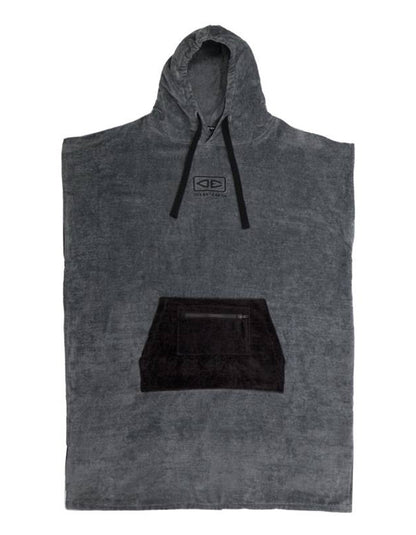  OCEAN & EARTH BREAK PONCHO CHARCOAL