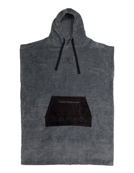  OCEAN & EARTH BREAK PONCHO CHARCOAL