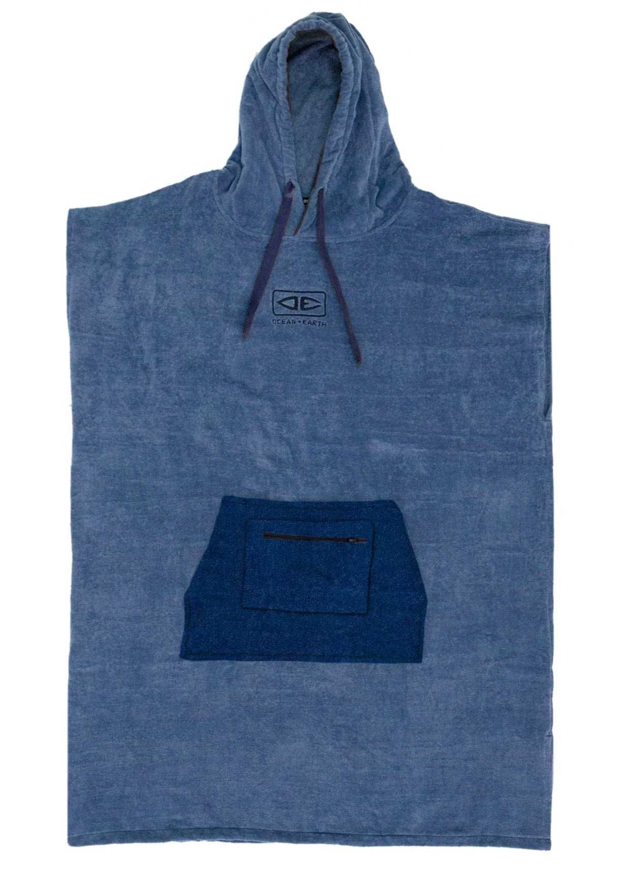  OCEAN & EARTH DAY BREAK PONCHO STEEL BLUE