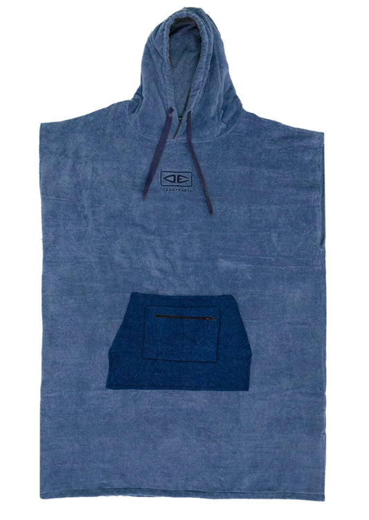  OCEAN & EARTH DAY BREAK PONCHO STEEL BLUE