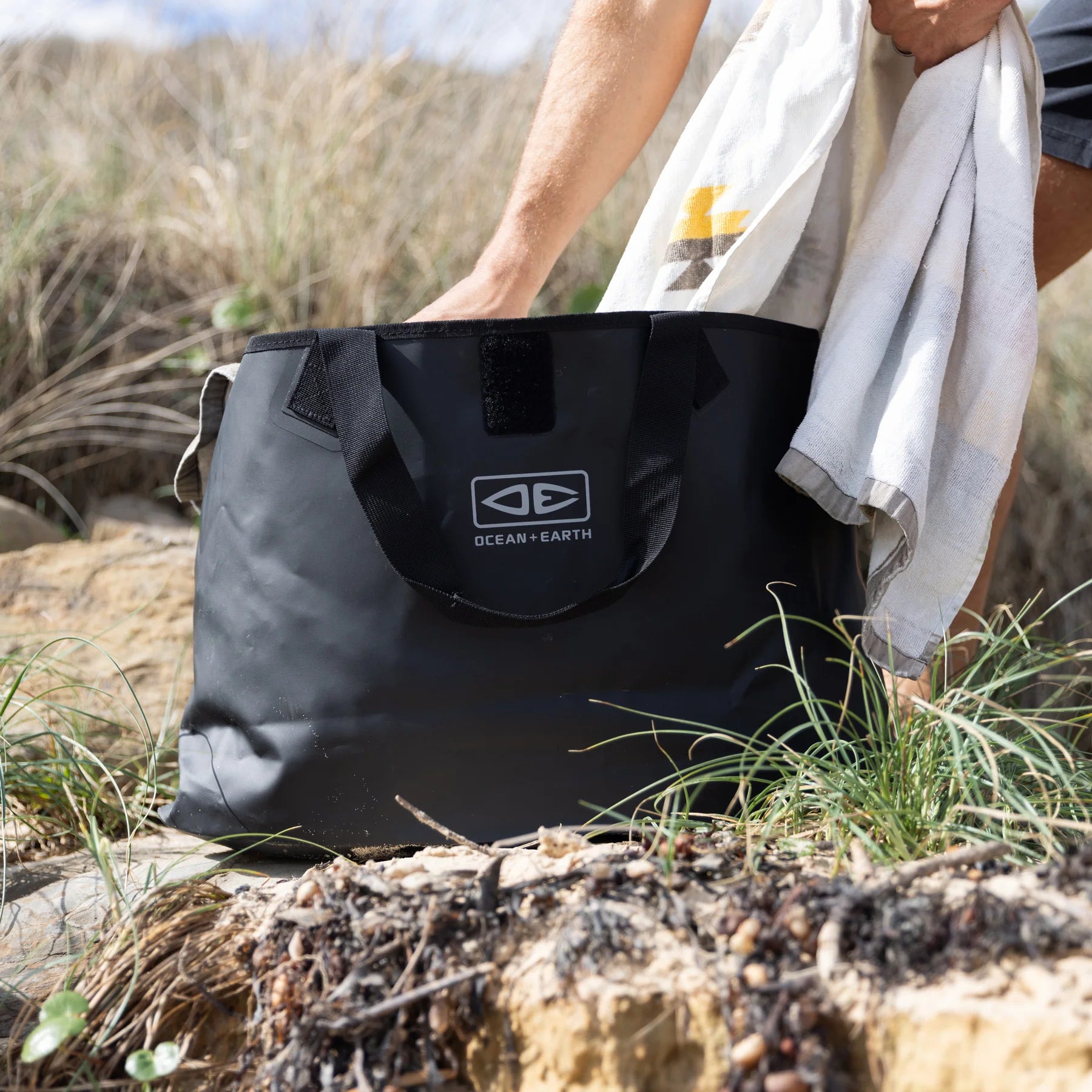  OCEAN & EARTH WATERPROOF BEACH TOTE BAG 47 LT.