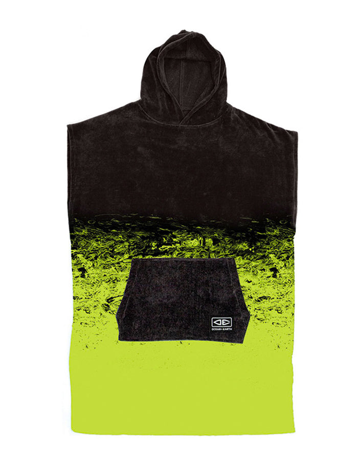 OCEAN & EARTH YOUTH SOUTHSIDE HOODED PONCHO BLACK