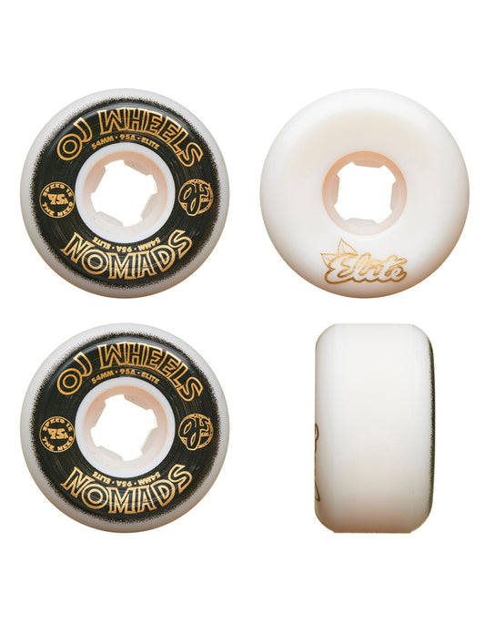  OJ WHEELS ELITE NOMADS WHEELS 54MM