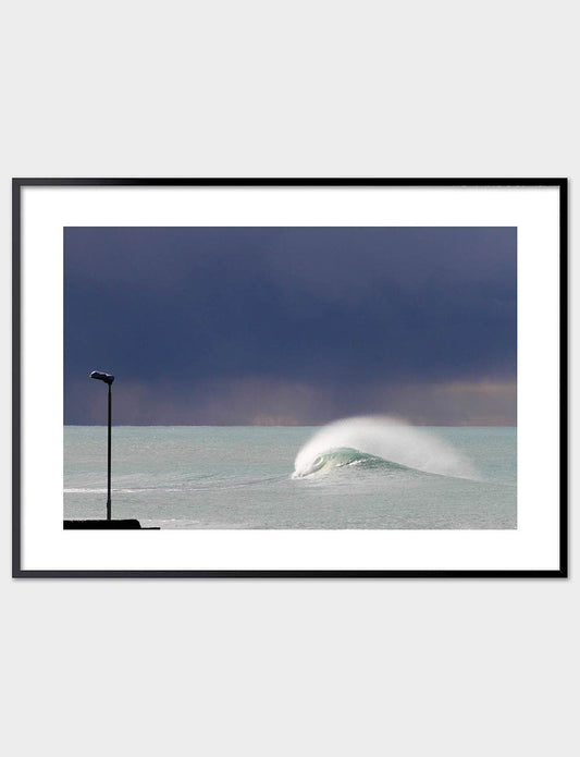  LONELY WAVE SURF PHOTO PRINT