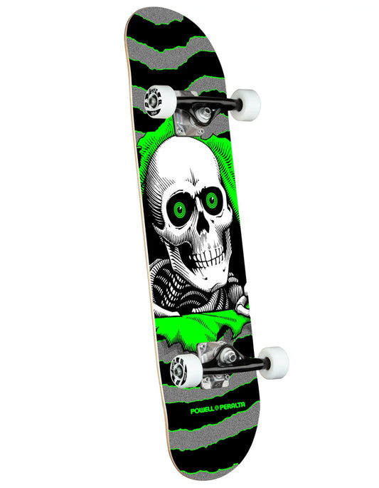  POWELL PERALTA RIPPER ONE OFF BIRCH 8" SKATE COMPLETE GREEN