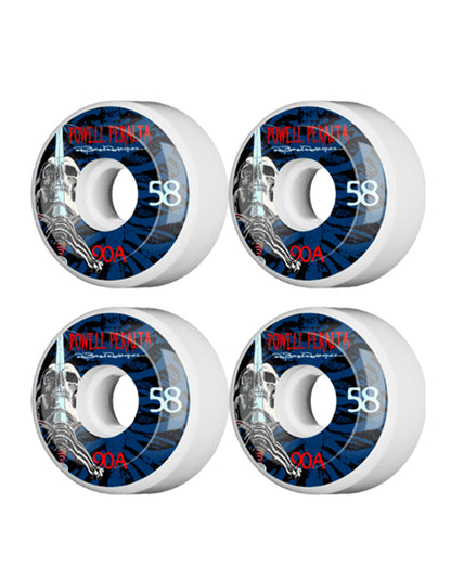  POWELL PERALTA RAY ROD SKULL & SWORD 58MM 90A
