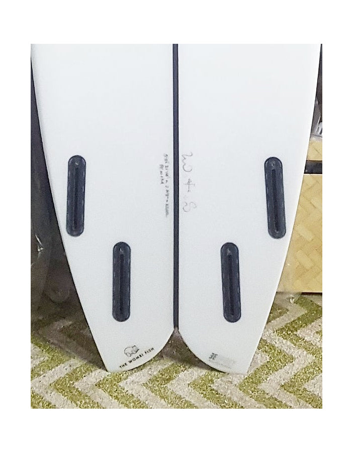  PUKAS SURFBOARDS 5'8' WOMBI FISH' PE BY EYE SYMMETRY