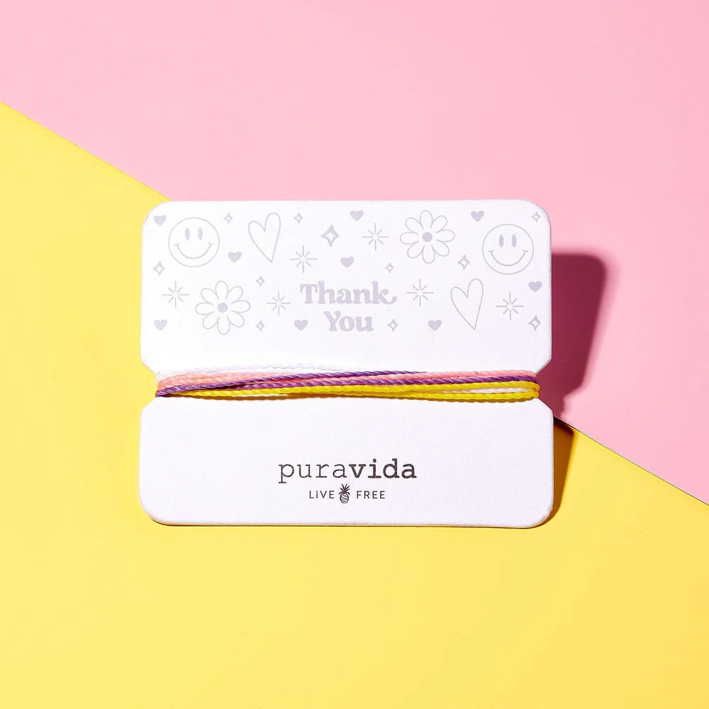  PURA VIDA THANK YOU BRACELET CARD